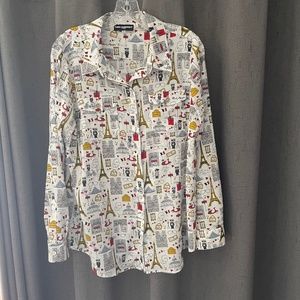 Karl Lagerfeld long-sleeve button down shirt